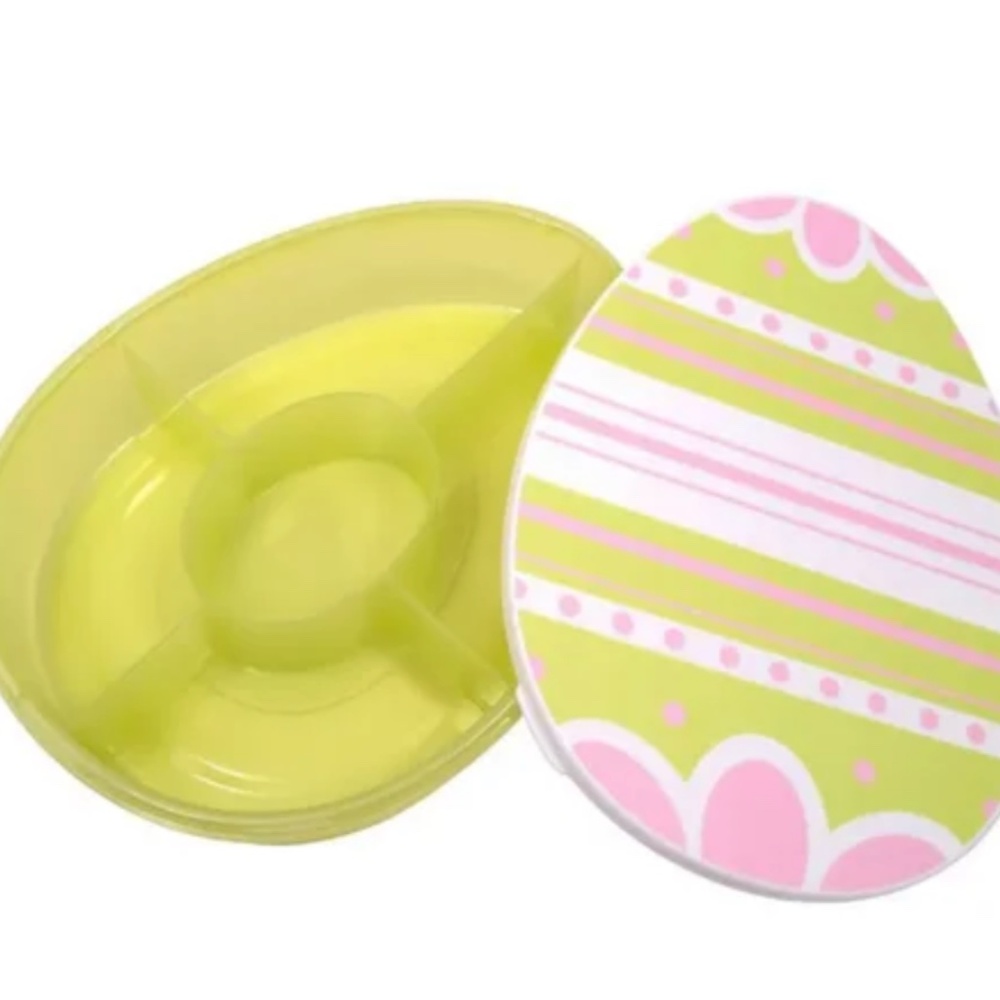 Cook With Color Easter Egg Snack Box Food Storage Container Green